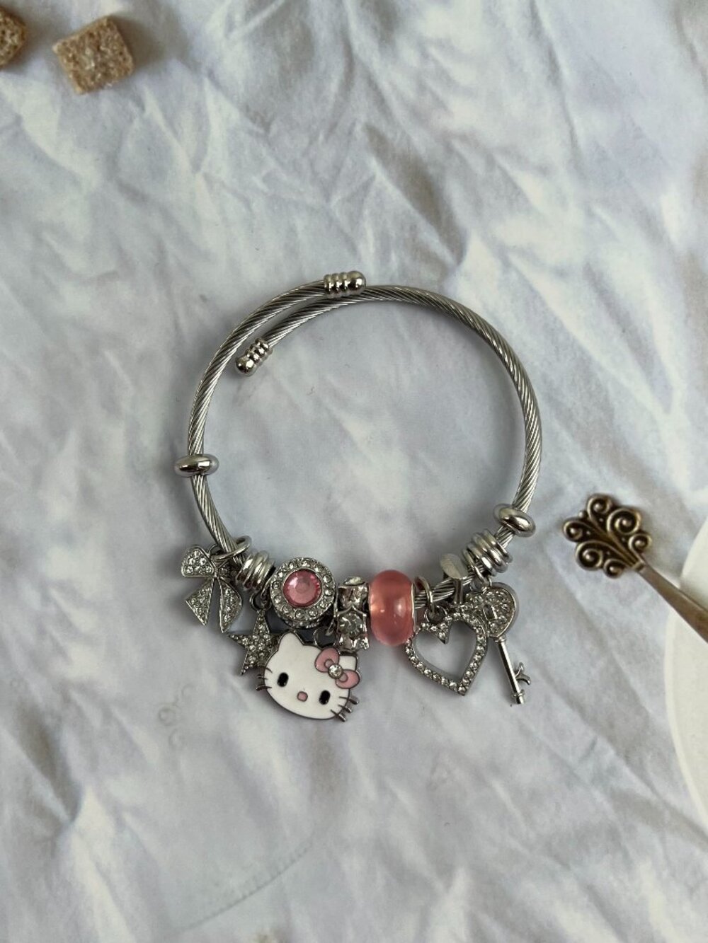 Pink Hello Kitty Bracelet cute